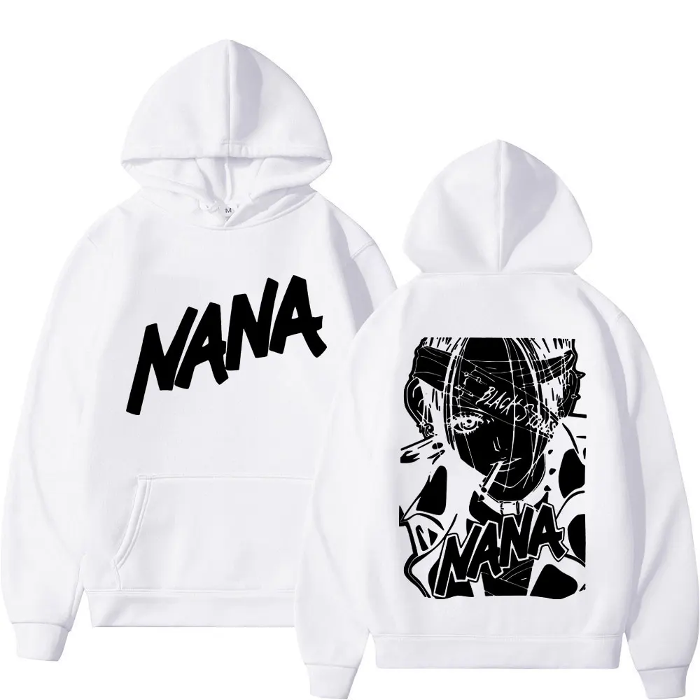 

Japan Anime Nana Oosaki Nana Print Hoodie pullovers street fashion trend Hooded sweatshirtsmen women Casual vintage oversized