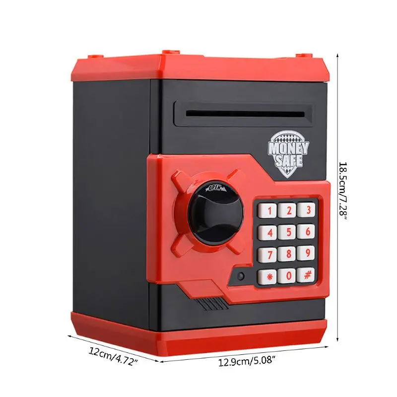 Electronic Piggy Bank for Kids, Mini ATM Coin Box, Password Lock, Great Gift Toy for Children, Drop Shipping 6