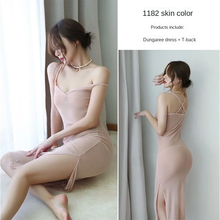 Sexy Underwear Sexy Pajamas Adult See-through Dress Mesh Camisole Bed Savage Intense Nightdress Tops Sexy Night Wears for Ladies