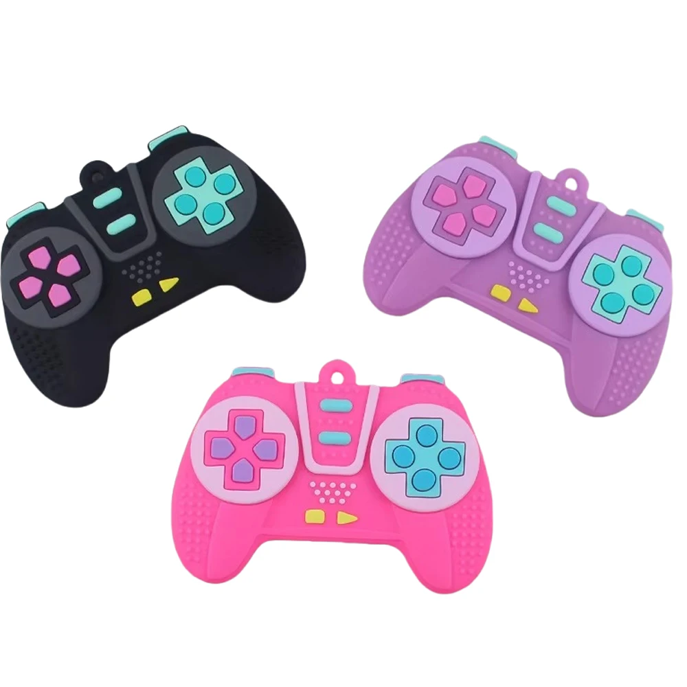 New Baby Chew Teething Game Controller Shape Silicone Teething Toy for Babies 6-12 Months Gifts Sensory Educational 6