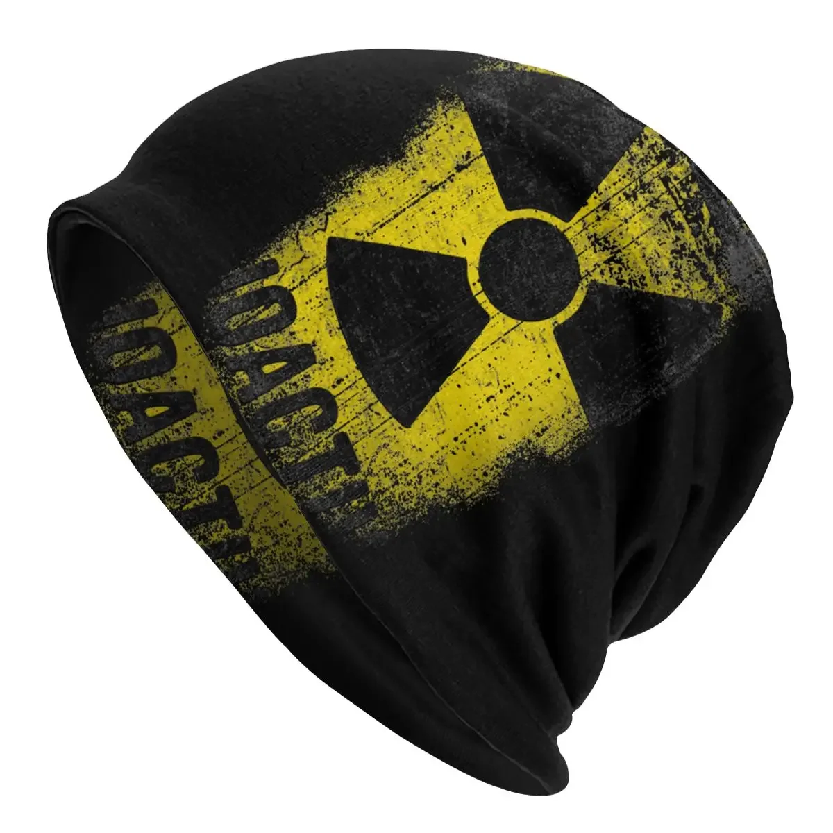 

Chernobyl Let's Get Radioactive Nuclear Radiation Russia Caps Hip Hop Ski Skullies Beanies Hats Thermal Elastic Bonnet Knit Hat