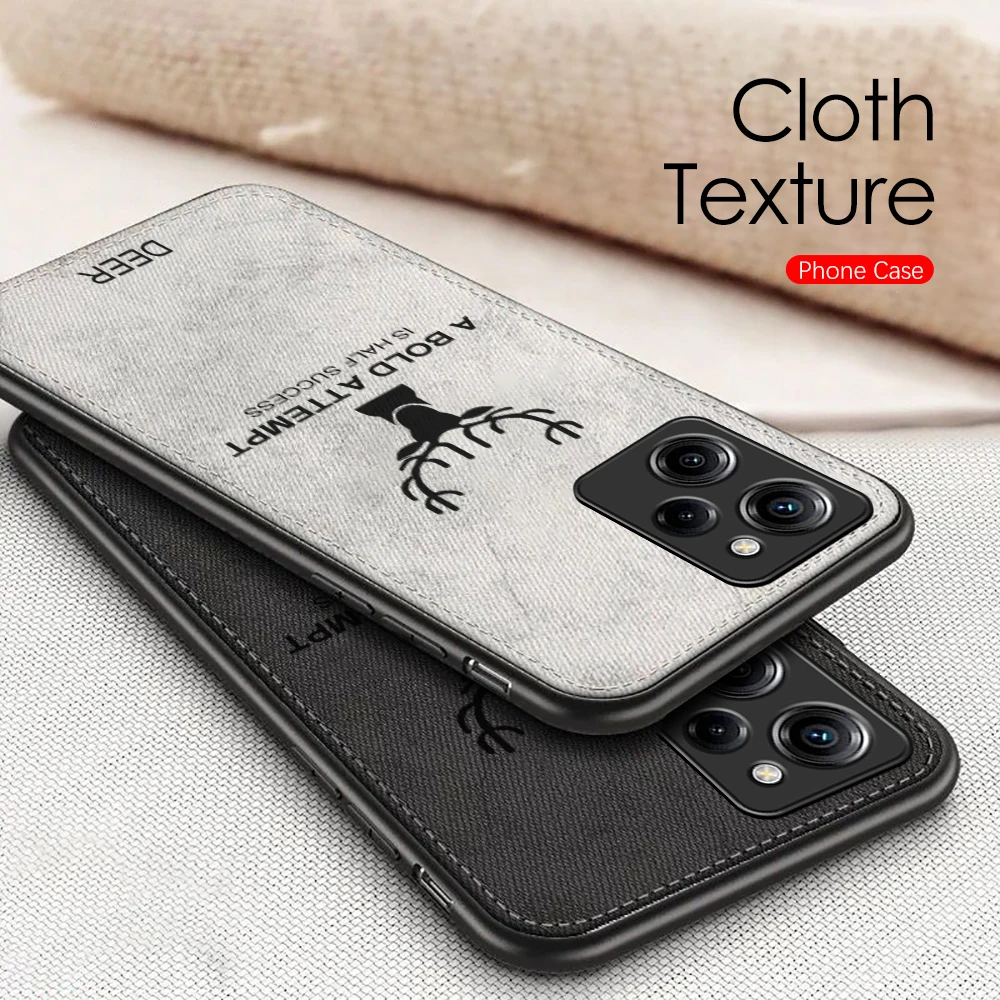 Custodia All-Inclusive Con Resistenza Alla Caduta Per Xiaomi 14 Pro 13T Pro 13 Cover Antiurto Poco X5 Pro C65 F5 Deer Antler Pattern Shell