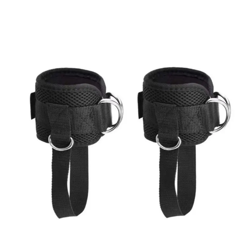 1 PC Leg Strength Trainer Fastener Fitness Foot Ring Foot Buckle Ankle Strap Stretch Resistance Band Pull Cord Accessories