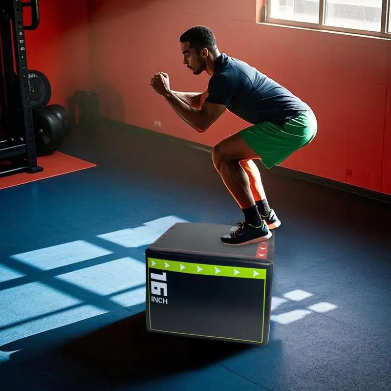 Jumping Box for Training Shockproof Non-Slip Step up Box Gym Workout Supplies Jumping Training Tools for Fitness Exercising