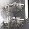 Bathroom Shelf Kitchen Storage Organizer Aluminum Alloy Shampoo Rack Shower Shelf Bathroom Accessories No Drill Shelf 2