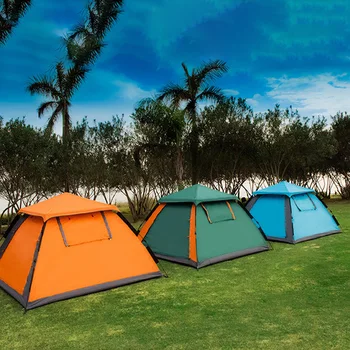 Outdoor Automatic Quick Open Tent Waterproof Camping Tent 3-4 Person Instant Setup Tent 6
