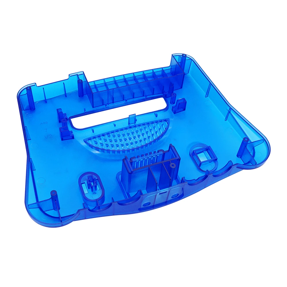 Caso Translúcido Para Nintendo 64 Habitação Transparente Game Box Shell Para N64 Caso