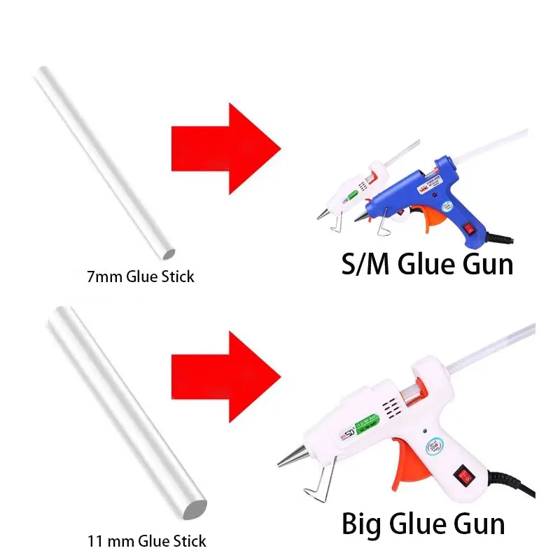 Black/ clear glue stick 7*15 cm keratin for hair extension strong hold glue stick material for hair extensions gun