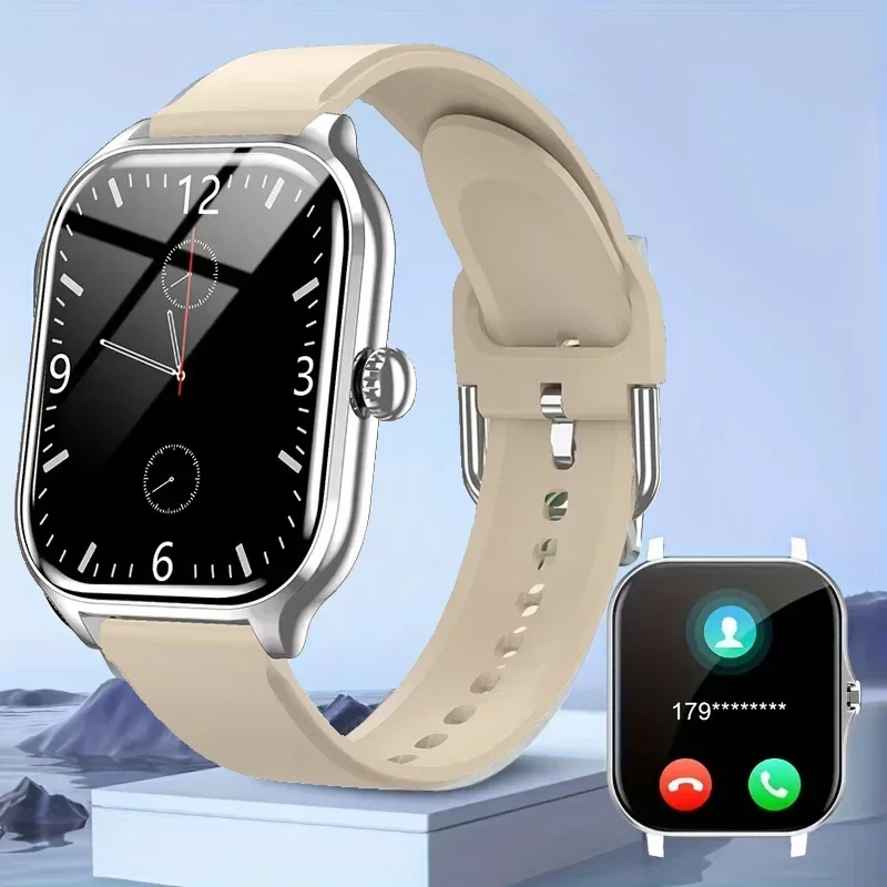 Smartwatch 2025 für Damen und Herren, 2,01 Zoll Full-Touch-Display, Reloj Inteligente Hombre, benutzerdefinierte Zifferblätter, Bluetooth-Smartwatch_voghion.com
