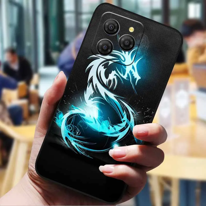 Cartoon Painted Silicone TPU Phone Case - Blackview Shark 9 5G Back Cover Bumper