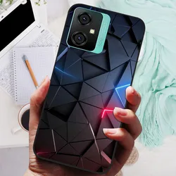 Silicone Soft Lions Cat Black Bumper Protective Case Cover for Oscal C70 (1)