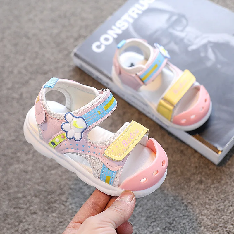 2022 Summer Baby Children's Beach Shoes Boys Little Girls Cute Carter  Sandals Soft Sole Comfortable Baby Toddler Shoes Girl - Sandals - AliExpress