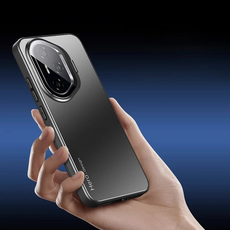 Pro Metal Lens Camera Holder Cover Shockproof Matte Kickstand Protective Back Case