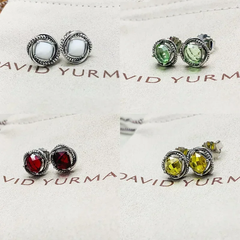 

Женские серьги из серебра 925 пробы, с камнями