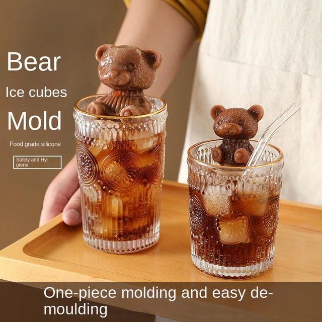 Silicone Mold Bear Shape Ice Cube Maker Chocolate Cake Mould Candy