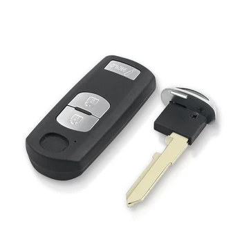 Chiave telecomando per Mazda 3 5 6 CX-5 CX-7 CX-9 MX-5 Miata RX-8 2006-2013 Axela 4 Chiave telecomando per Mazda 3 5 6 CX-5 CX-7 CX-9 MX-5 Miata RX-8 2006-2013 Axela - KEYYOU Smart Chiave A Distanza chiave di emergenza auto inserto Stelo Della Chiave Per Mazda