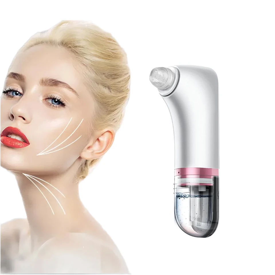 

2023 Water Cycle Blackhead Remover Black Dot Removal Electric Face Nose Cleaser Skin Pore Cleaner Vacuum Suction