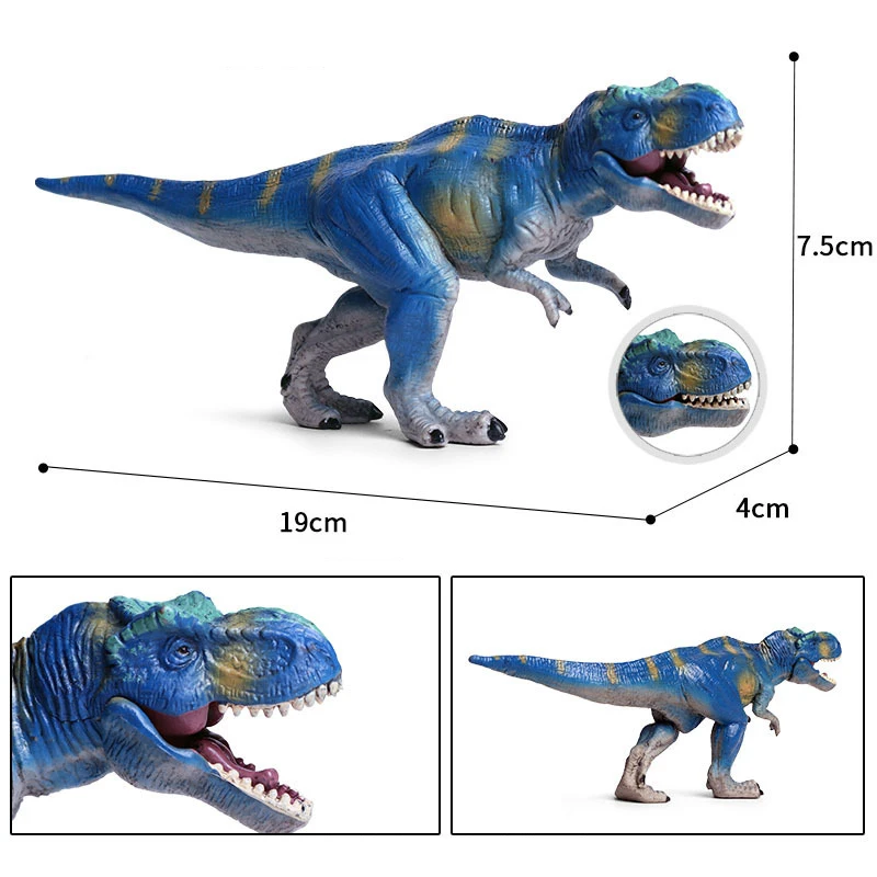 thumbnail image 1 of Figura de dinosaurio carnívoro Velociraptor jurásico, modelo de figura de acción de plástico sólido, juguete de simulación para niños, regalos para coleccionar, 1 of 5