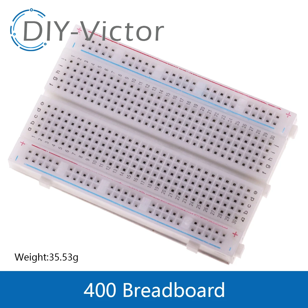 1pcs NEW MB-102 MB102 Breadboard 830 Point Solderless PCB Bread Board White/Transparent Test Develop DIY For Arduino image 9