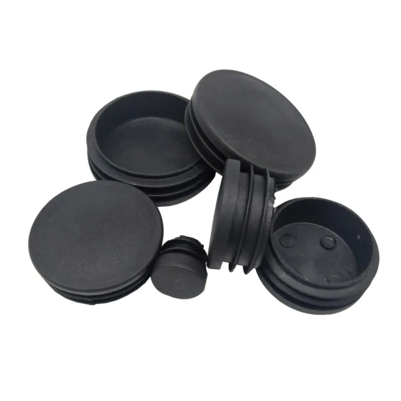 Round Plastic Blanking End Cap Caps Tube Pipe Inserts Plug Bung Non-slip Wear-resistant Dia 10 12 13 14 16 19 20 22-100mm pipe end cap