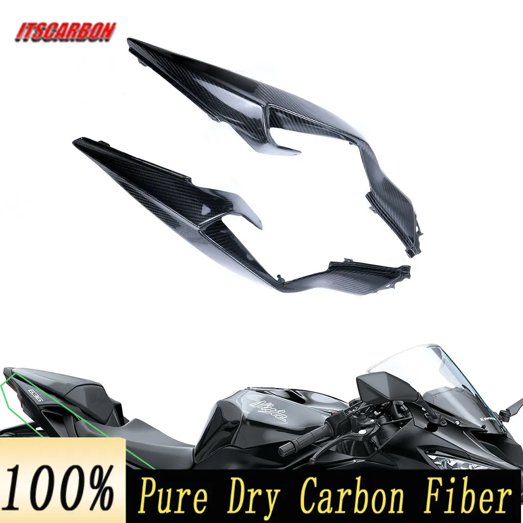 3k Carbon Fiber Motorcycle Accessories Rear Tail Seat Cover Side Panels