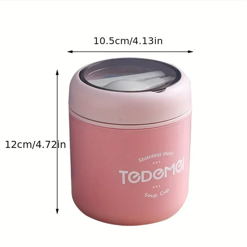 2 Tiers Thermos Lunch Box Insulated Soup Cup Thermal Containers Lunch Box Stainless Steel Bento Box Thermo Keep Warm for Student