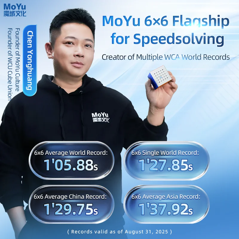 MoYu AoShi V4 6x6 싱글 트랙 마그네틱 매직 큐브 V4 6x6 듀얼 트랙 마그네틱 큐브 트리플 트랙 마그네틱 스피드 큐브 퍼즐 장난감