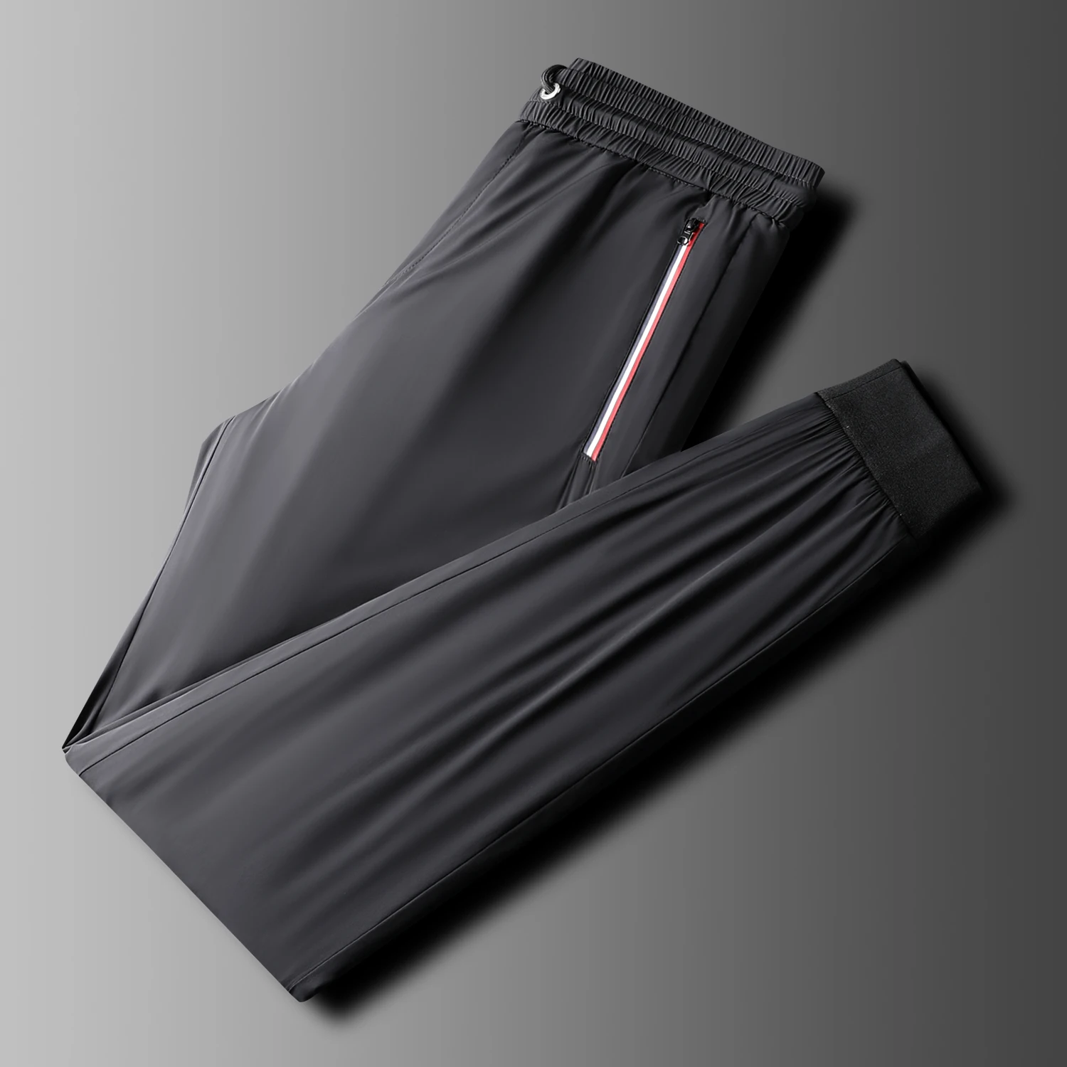 

Тянущиеся дышащие небольшие штаны для ног, рекомендованные по весу, мягкие, приятные для кожи, тонкая ткань, осенние мужские повседневные брюки, спортивные штаны