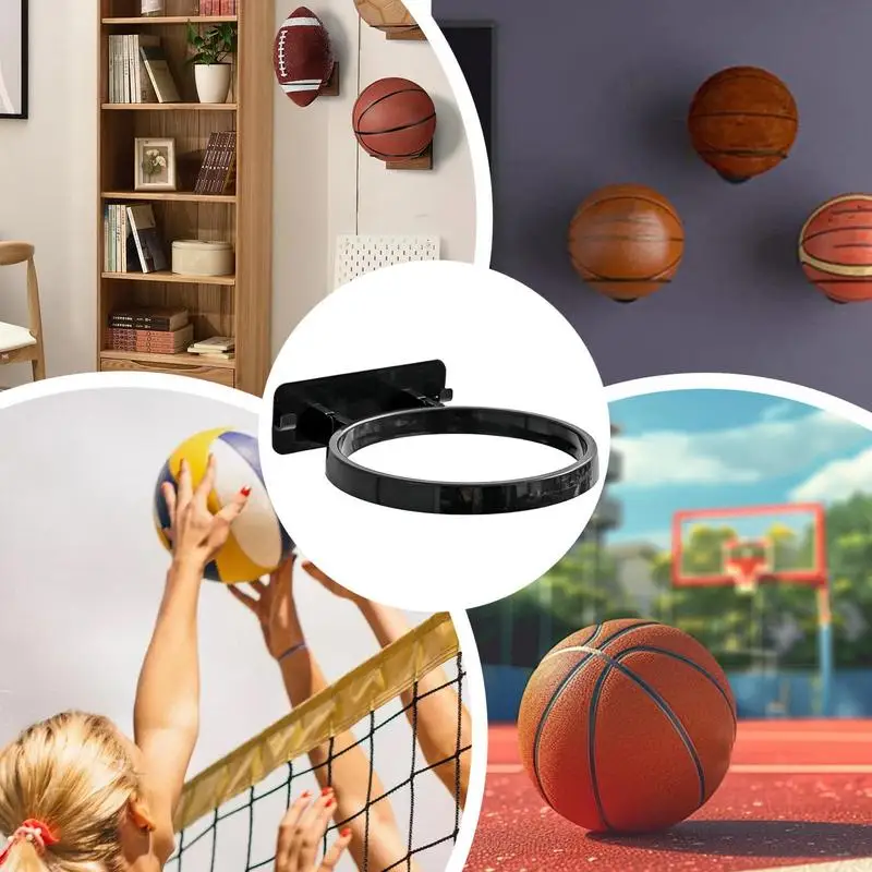 Wall Mounted Basketball Rack Football Storage Rack Frame Placement Household Ball Does Not Take Up Space