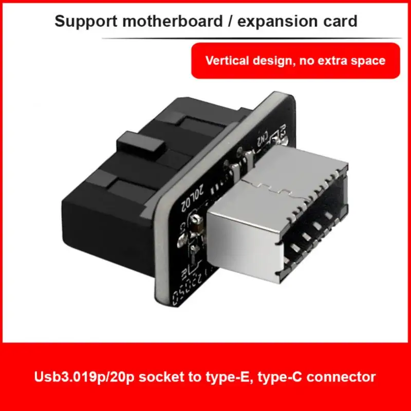 

RYRA 73S Motherboard USB3.019P / 20P Turn TYPE-E90 Degree Adapter Chassis Front TYPEC Plug-in Port Computer Accessories