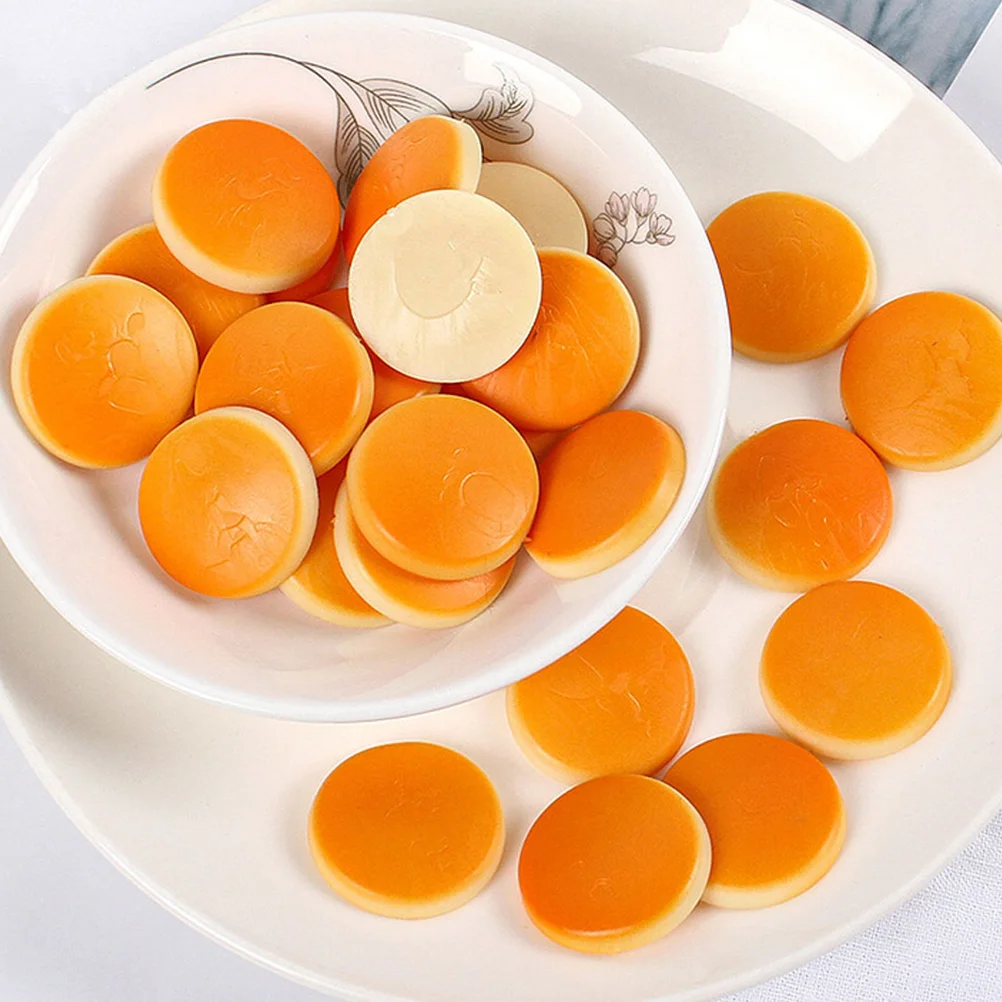 

20Pcs Mini Fake Biscuits Artificial Pastries Food Fake Biscuits Model Food Photo Props