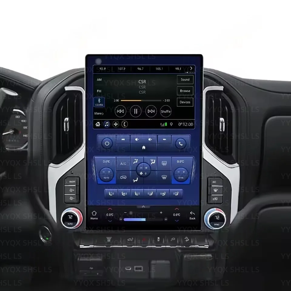 Autoradio Android per Chevrolet Silverado 2019-2023 GMC Sierra 1500 2500 3500 GPS Navigatore Registratore Accessori Auto - immagine 6