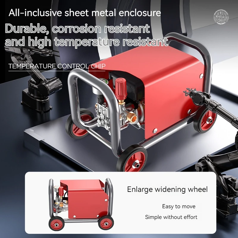 220V High Pressure Clean Machine High-Power Car Washing Machine Home Small Electric Floor Scrubber Automatic Car Wash Pump