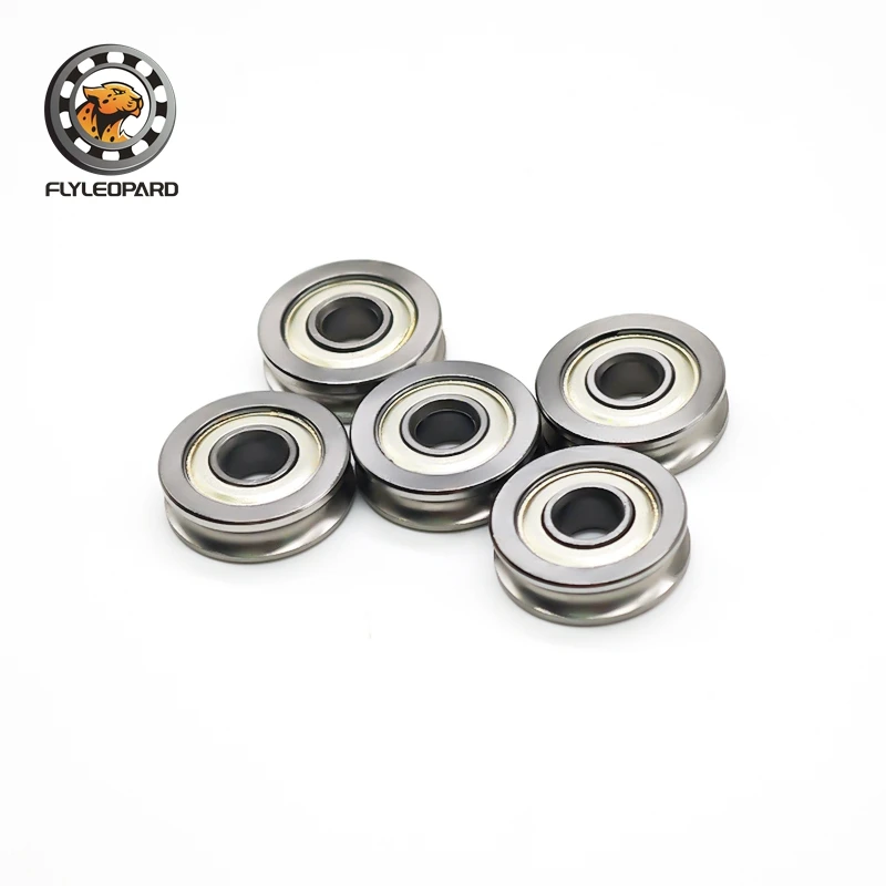 604UU 4x13x4 mm U Grove Ball Bearing Carbon Steel Bearing 4x12x4mm 604UU 10PCS