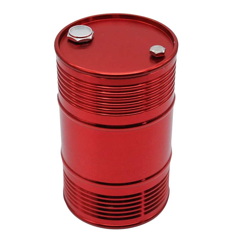 

FBIL-Metal Oil Drum Fuel Tank Container For 1/10 RC4WD D90 SCX10 Rock Crawler RC Car Decor Accessories