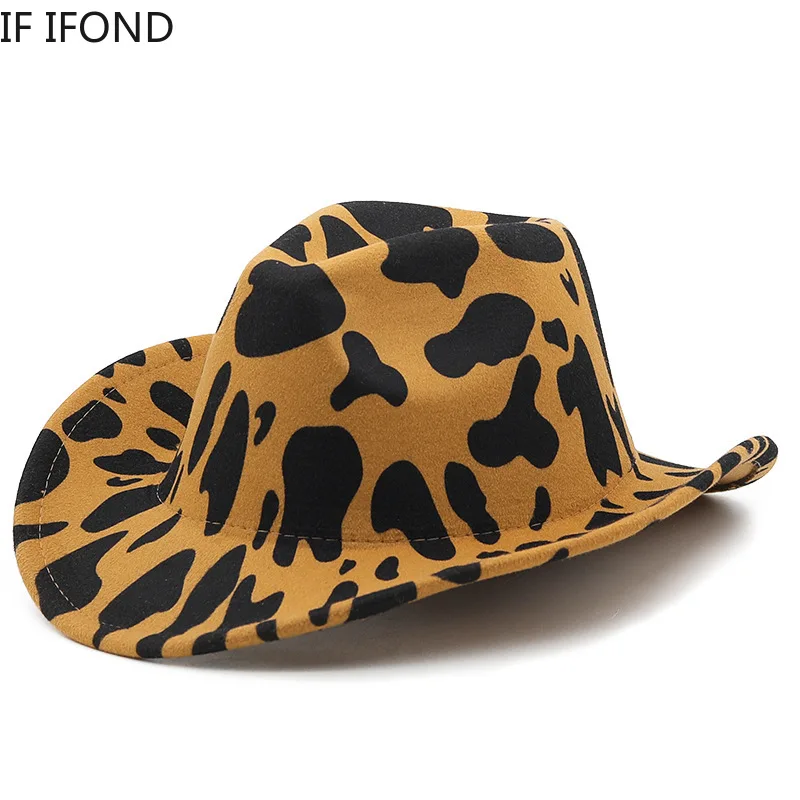 Fashion Men Western Cowboy Hat Cow 