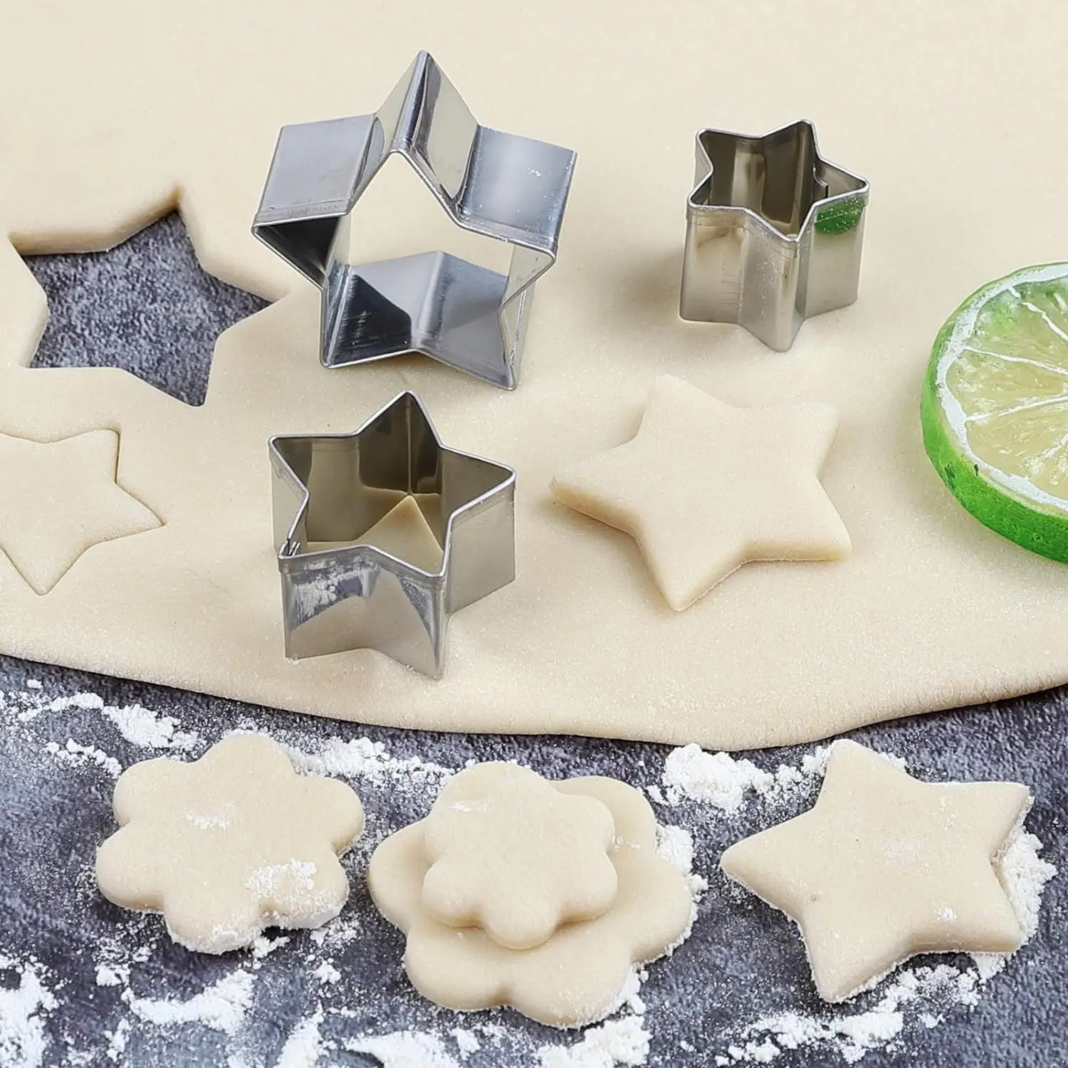 Round Cookie Cutter Set, Circle Donut Cutters, Dough Fondant Biscuit Baking Mold 3-12cm Stainless Steel Kitchen Utensil Tool Set