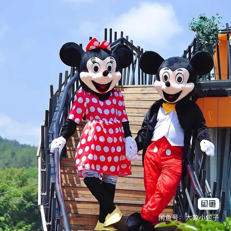 Cosplay Mickey Minnie Mouse Cosplay Mascot Toy Costume Adult Anime ...
