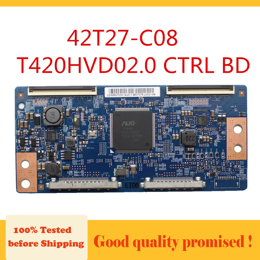 

T Con плата T420HVD02.0 CTRL BD 42T27-C08 для 50-дюймовой телевизионной сменной платы оригинальный продукт бесплатная доставка T420HVD02.0 42T27-C08