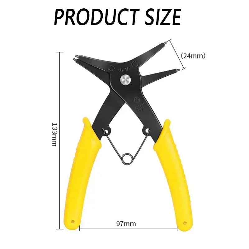 

Pliers Dual Purpose In External Tool 1 Internal Ring 2 And Retaining Pliers Large External Spring Pliers Removal Circlip