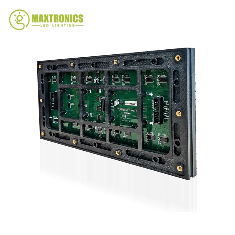 P8 LED screen panel module 256*128mm 32*16 pixels 1/4 Scan outdoor 3in1 SMD3535 RGB Full color P8 LED display panel module