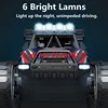 1:12 Large 4WD Remote Control High Speed Off RoadTruck 2.4G Alloy Skeleton Brightness Lighting Spray Crawler RC Climbing Car Toy 6