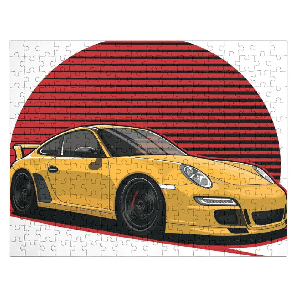 Современный классический деревянный пазл GT3 997 года