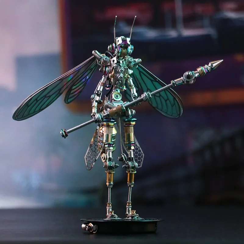 3D Metal Bee Puzzle Kit Di Montaggio Meccanico Fai Da Te Bee Queen Building Block Model Raccogliere Figure Ragazzi Regalo Creativo Contiene Strumenti