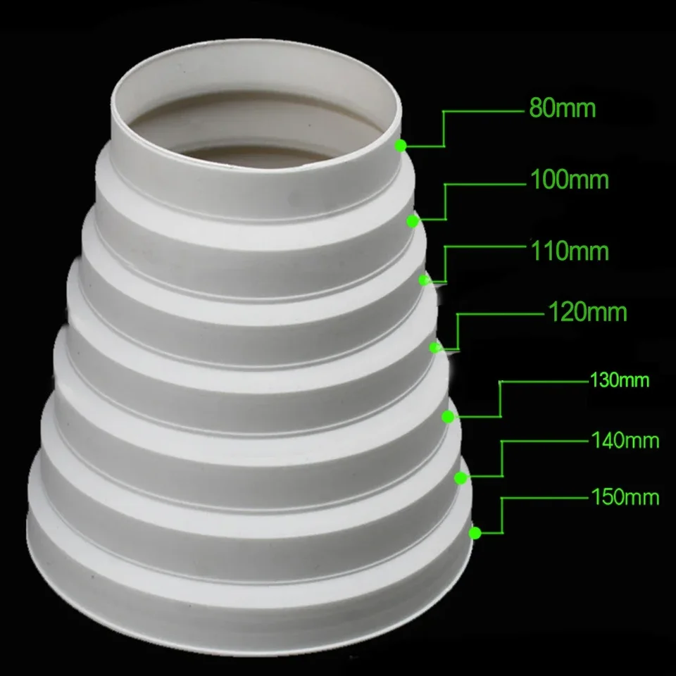 2 Pièces Tuyau Pour Hotte Raccord PVC 100, Convient Aux | FindTheDeal