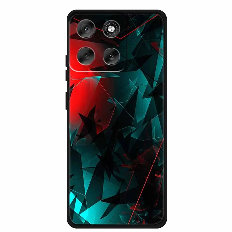 Luxury Silicone TPU Etui Cover - Soft Pink Anime Back Case