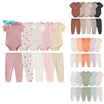 10 Piece Newborn Bodysuits and Pants Boys or Girls (0 to 1 year) 1