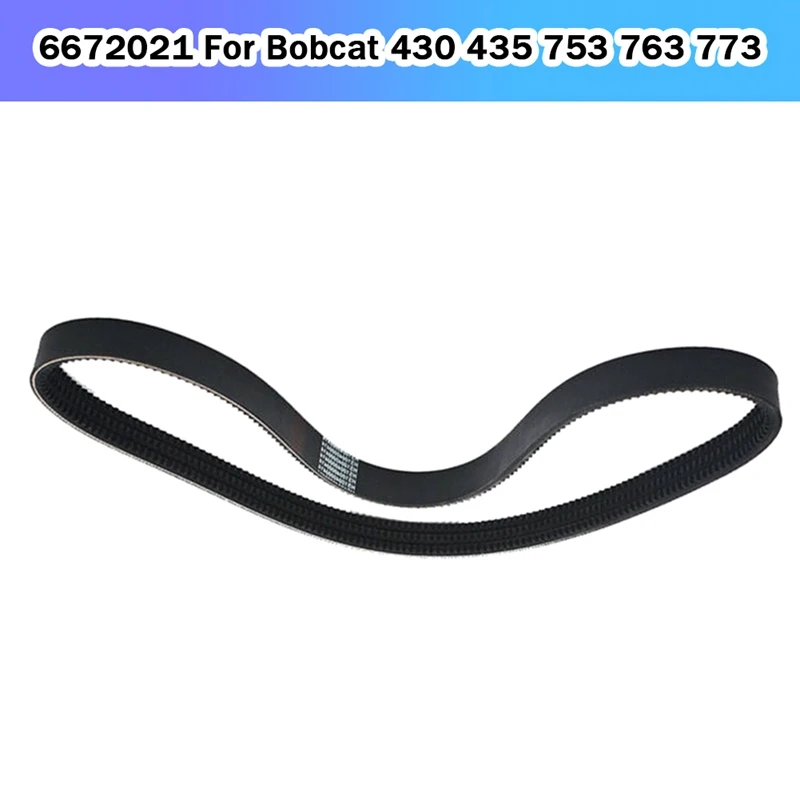 

Ремень приводного ремня 6672021, совместимый с Bobcat 430 435 753 763, запасные части и аксессуары