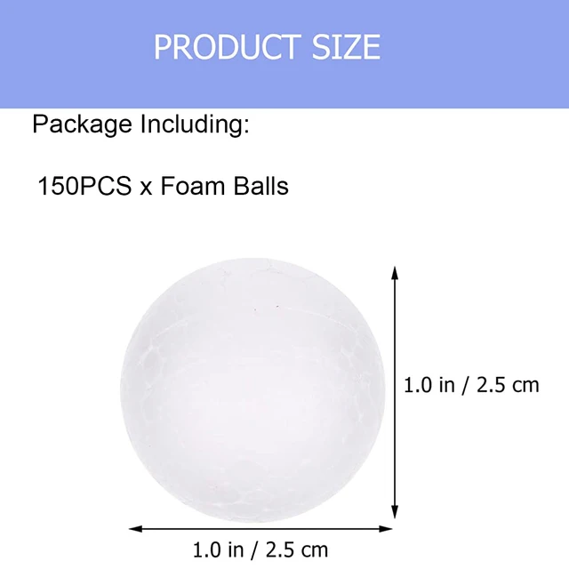 Craft Foam Balls 40-Pack 3 Inches in Diameter Good Quality