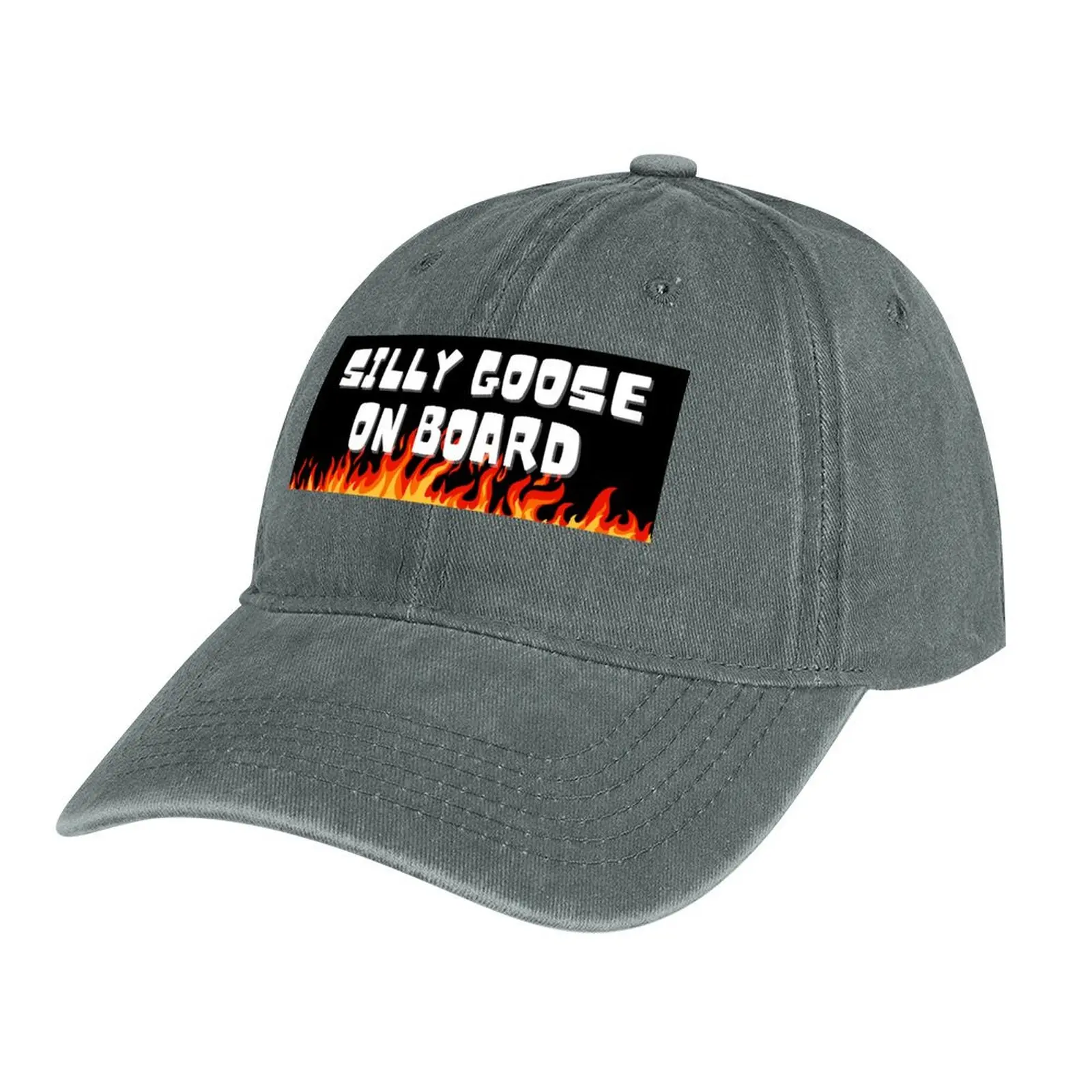 

Silly Goose on Board Bumper Sticker Cowboy Hat Kids Hat birthday Women's Hats Men's